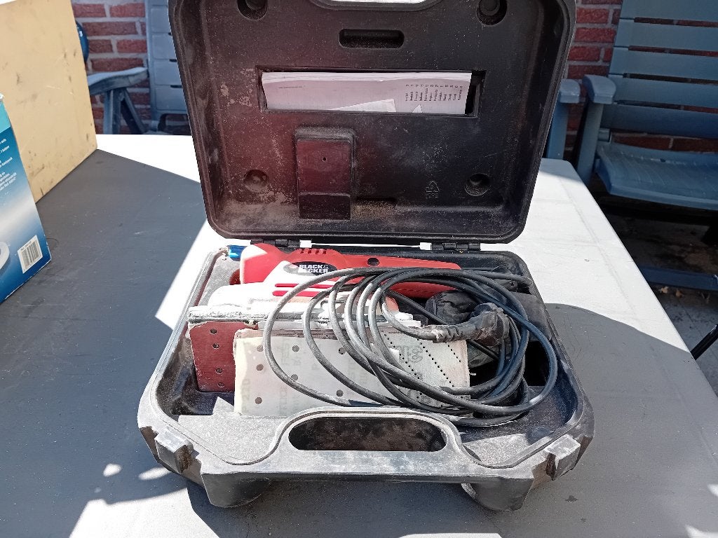 Schuurmachine in koffer, Ophalen, Gebruikt, Minder dan 600 watt, Vlakschuurmachine