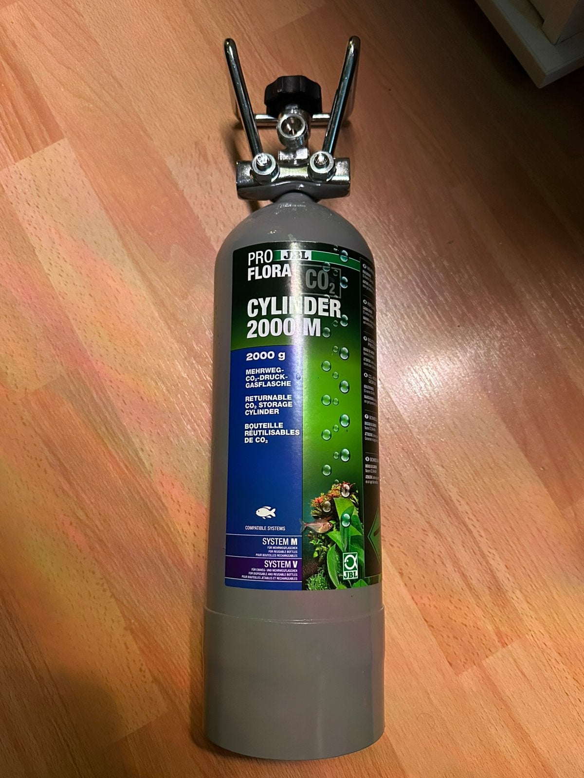 Lege PRO JBL FLORA CO2 Fles 2kg, Ophalen of Verzenden, Zo goed als nieuw