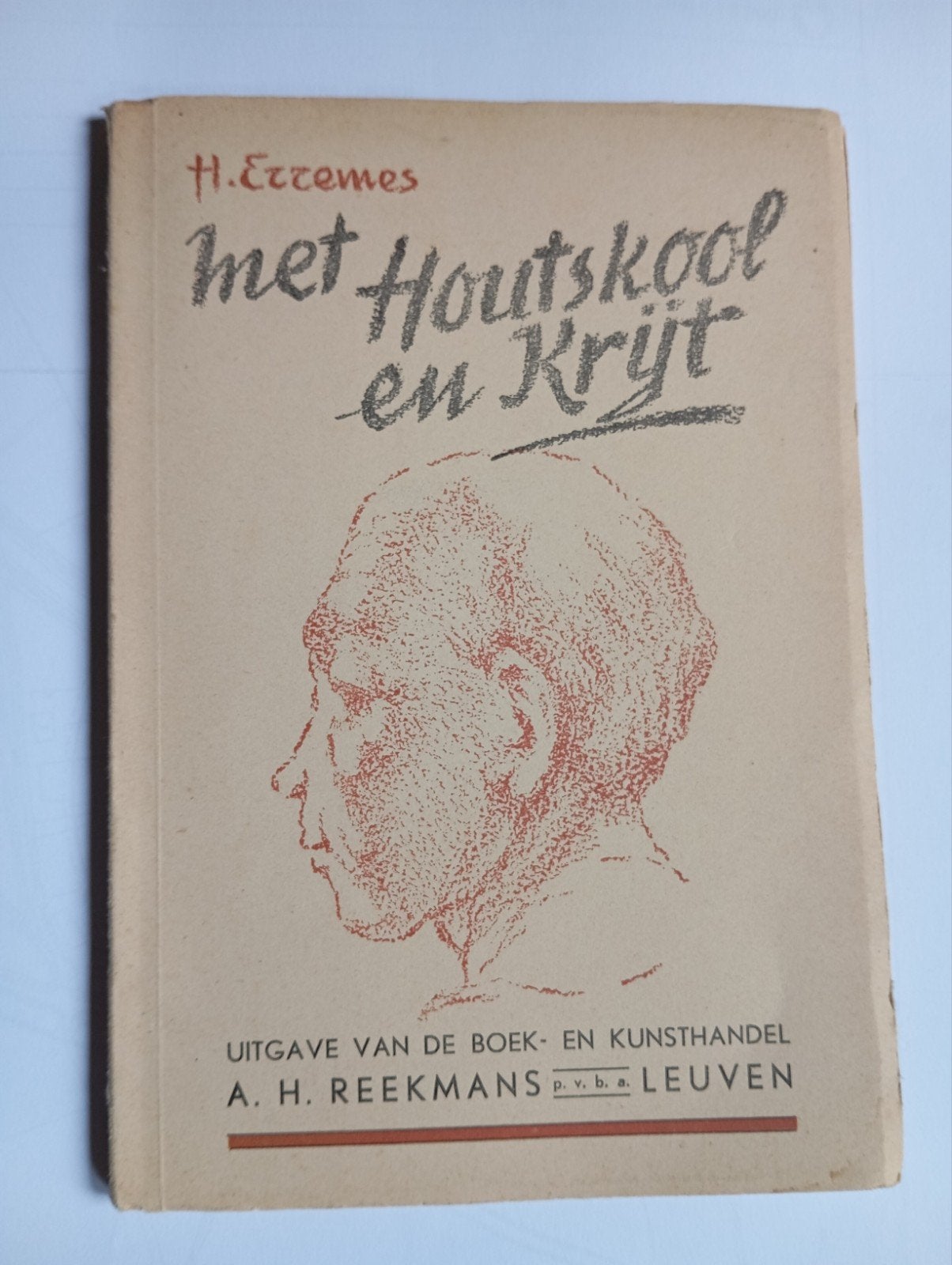 leren tekenen oud boekje met houtskool en krijt, Ophalen of Verzenden, Zo goed als nieuw, Boek of Gids