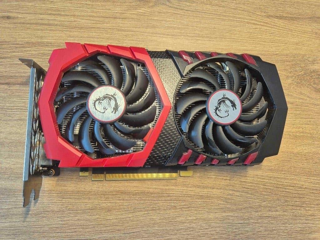 MSI NVidia GeForce GTX 1050 Ti, Computers en Software, Videokaarten, Ophalen, PCI-Express 3, Gebruikt, GDDR5