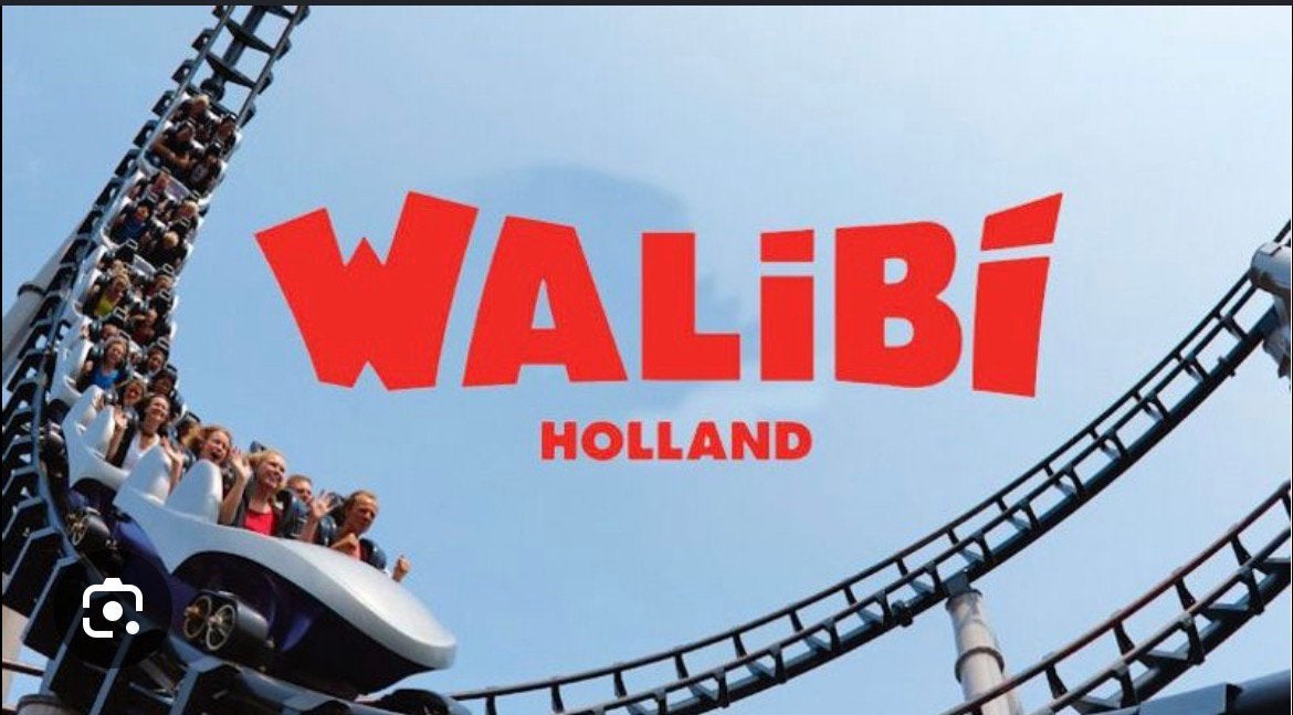 2 kaarten voor Walibi holland, Twee personen, Ticket of Toegangskaart
