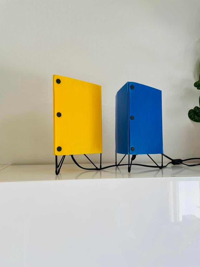 1990’s IKEA TON B9709 Memphis Statieflampen, Ophalen of Verzenden, Zo goed als nieuw, Memphis / Design / Zweden / Scandinavie