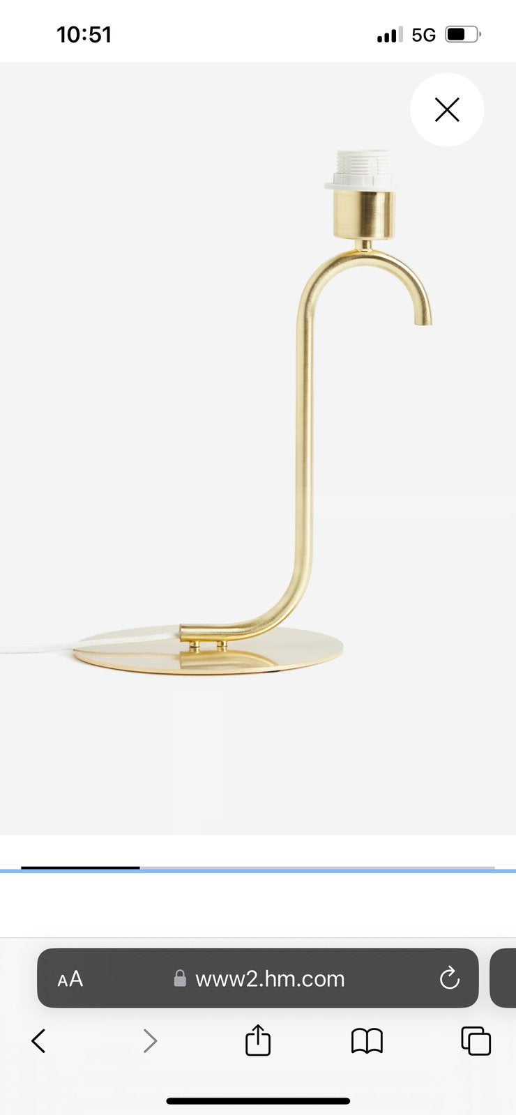 Hm h&m tafellamp nieuw zara, Ophalen of Verzenden, Nieuw