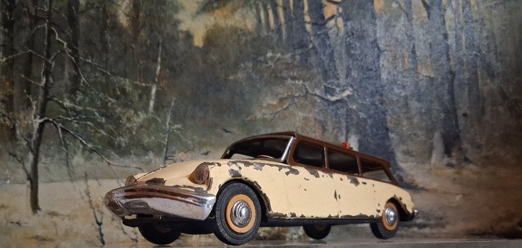 Auto Blik China 1960 Citroen DS station, Verzenden