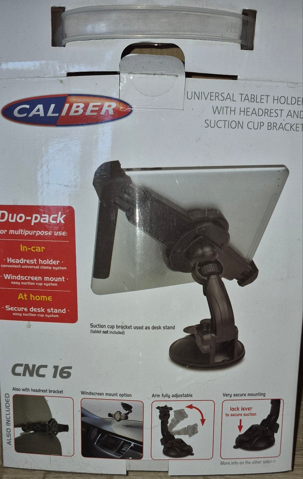 Caliber tablet houder voor in de auto, Ophalen of Verzenden, Nieuw