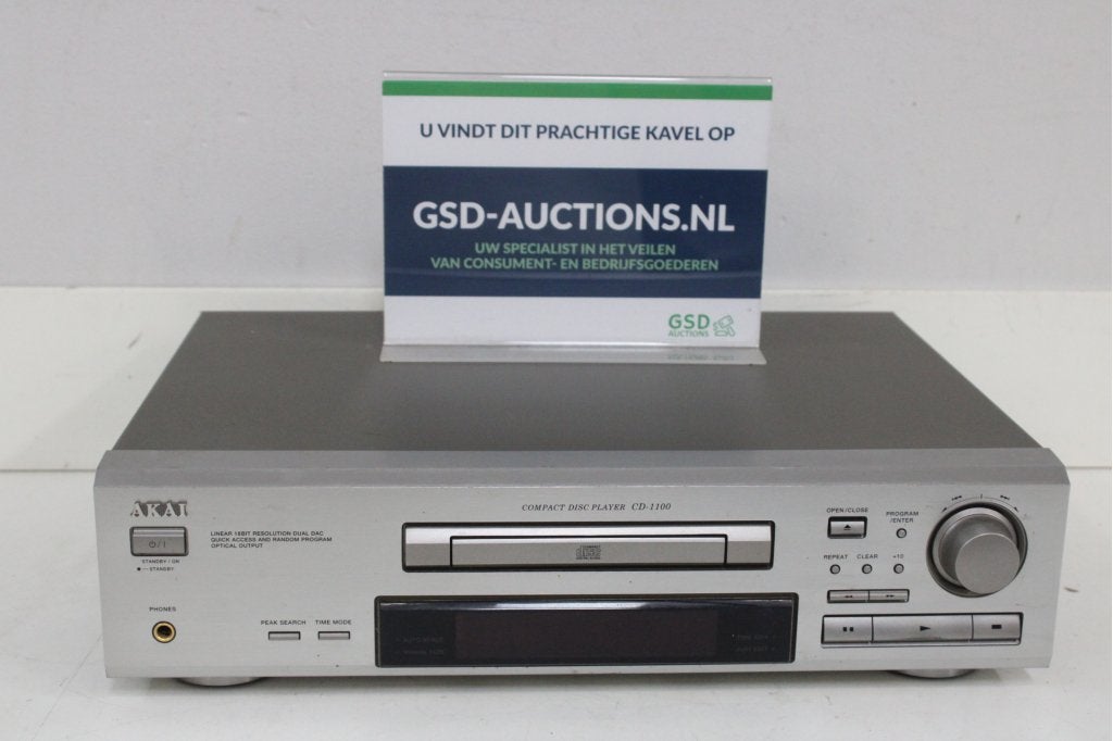 Akai CD-speler CD-1100, Ophalen of Verzenden, Niet ingevuld, Niet ingevuld, Niet ingevuld