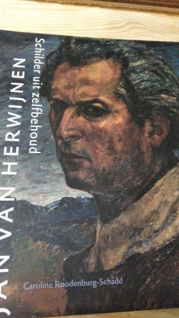 Jan van Herwijnen " Schilder uit zelfbehoud ., Gelezen, Verzenden, Caroline Roodenburg -Schadd, Schilder- en Tekenkunst