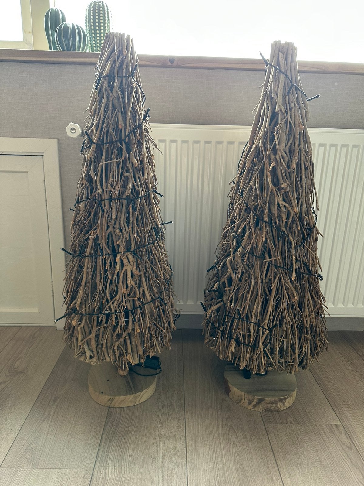 Hele mooie luxe kerstbomen van hout, Diversen, Ophalen, Zo goed als nieuw