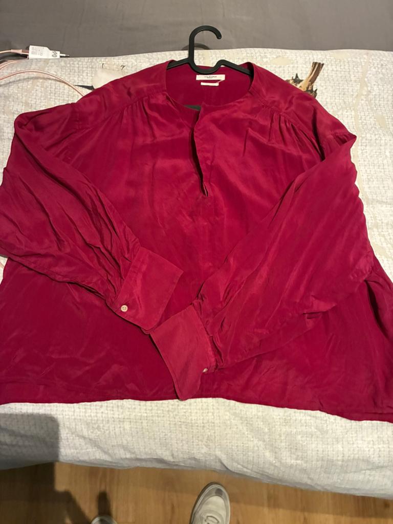 Isabel marant zijden blouse, Kleding | Dames, Ophalen of Verzenden, Gedragen, Maat 42/44 (L), Roze