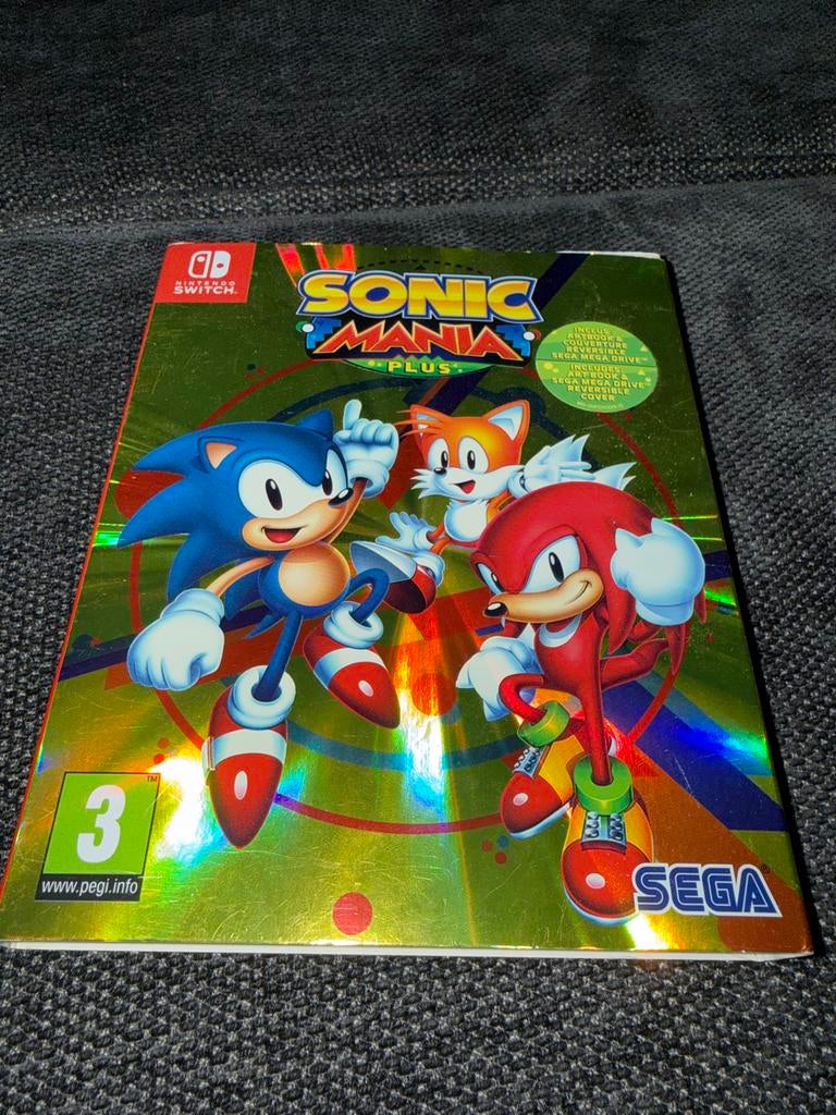 Sonic Mania Plus - Nintendo Switch (Zo goed als nieuw), 1 speler, Ophalen of Verzenden, Zo goed als nieuw, Vanaf 3 jaar