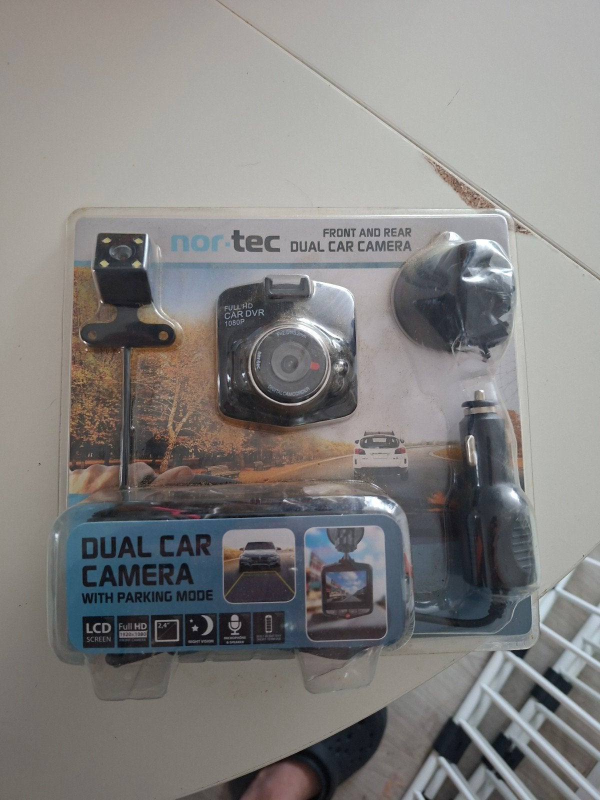 Dashcam met achteruit rij camera, Ophalen of Verzenden, Nieuw