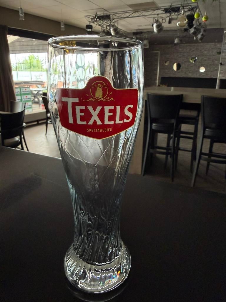 Texels Speciaalbier Glas - 0,5 Liter, Ophalen, Zo goed als nieuw, Bierglas