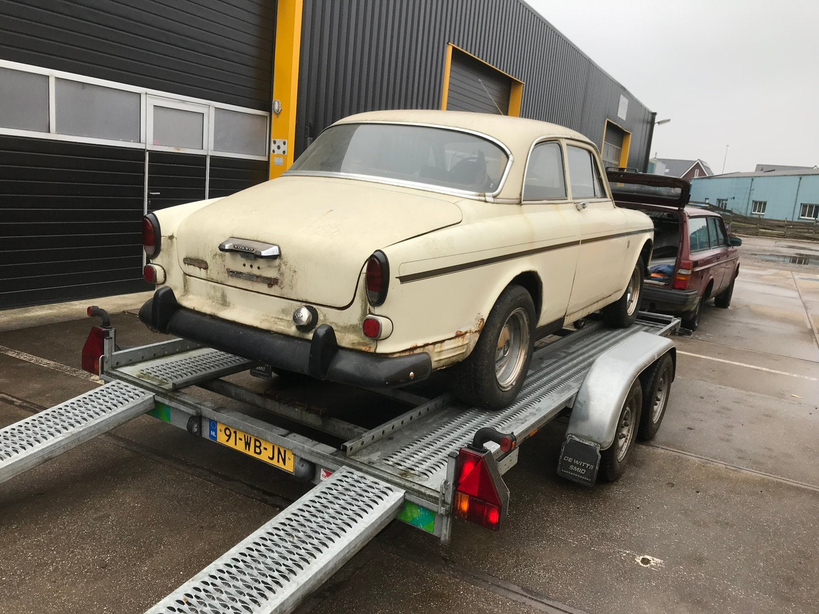 Volvo Amazon 123GT 1967  project., Achterwielaandrijving, 4 cilinders, Wit, 10 km/l