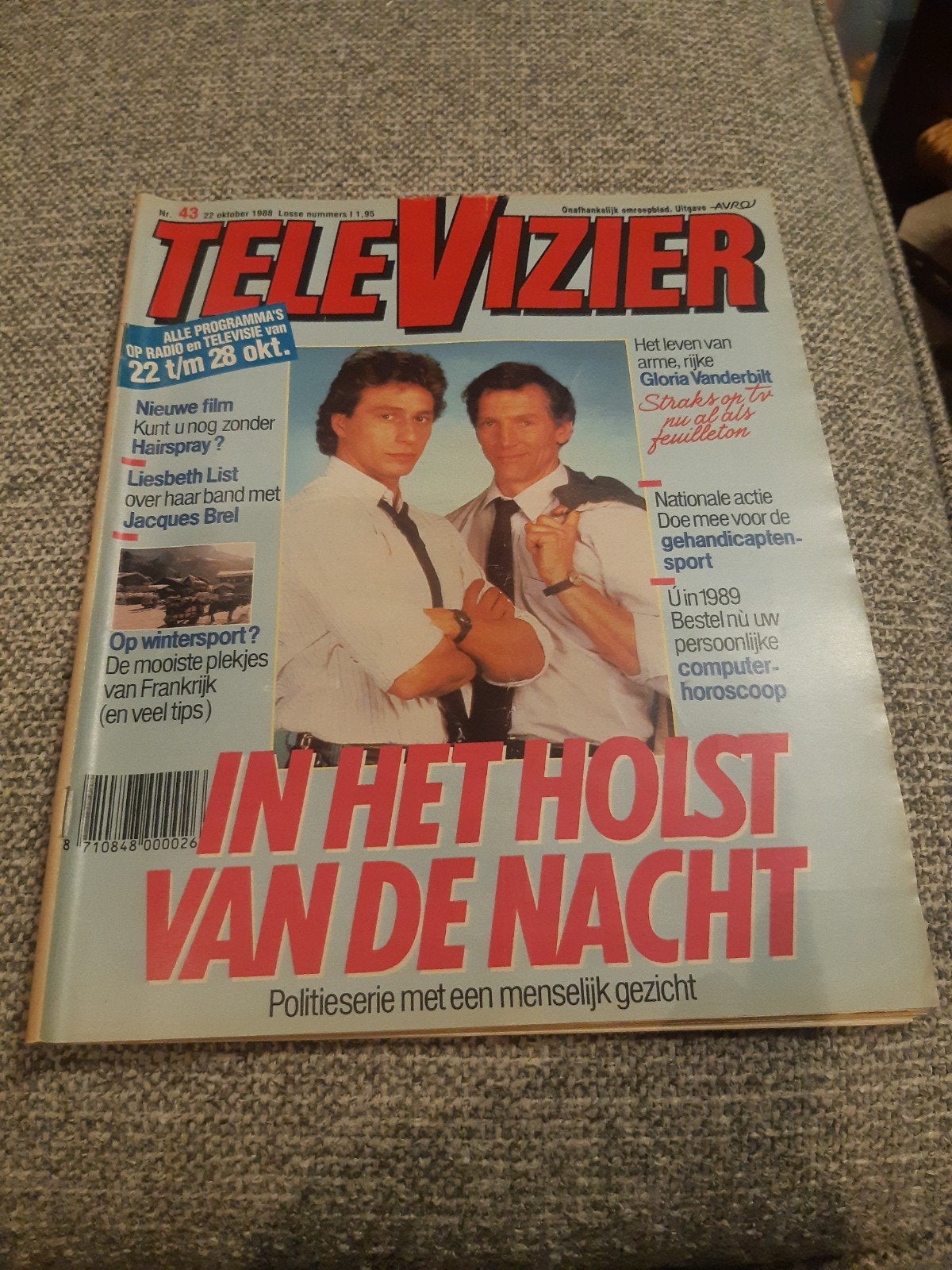 43.Televizier 1988. Liesbeth List. Gloria Vanderbilt. Dallas, Verzenden