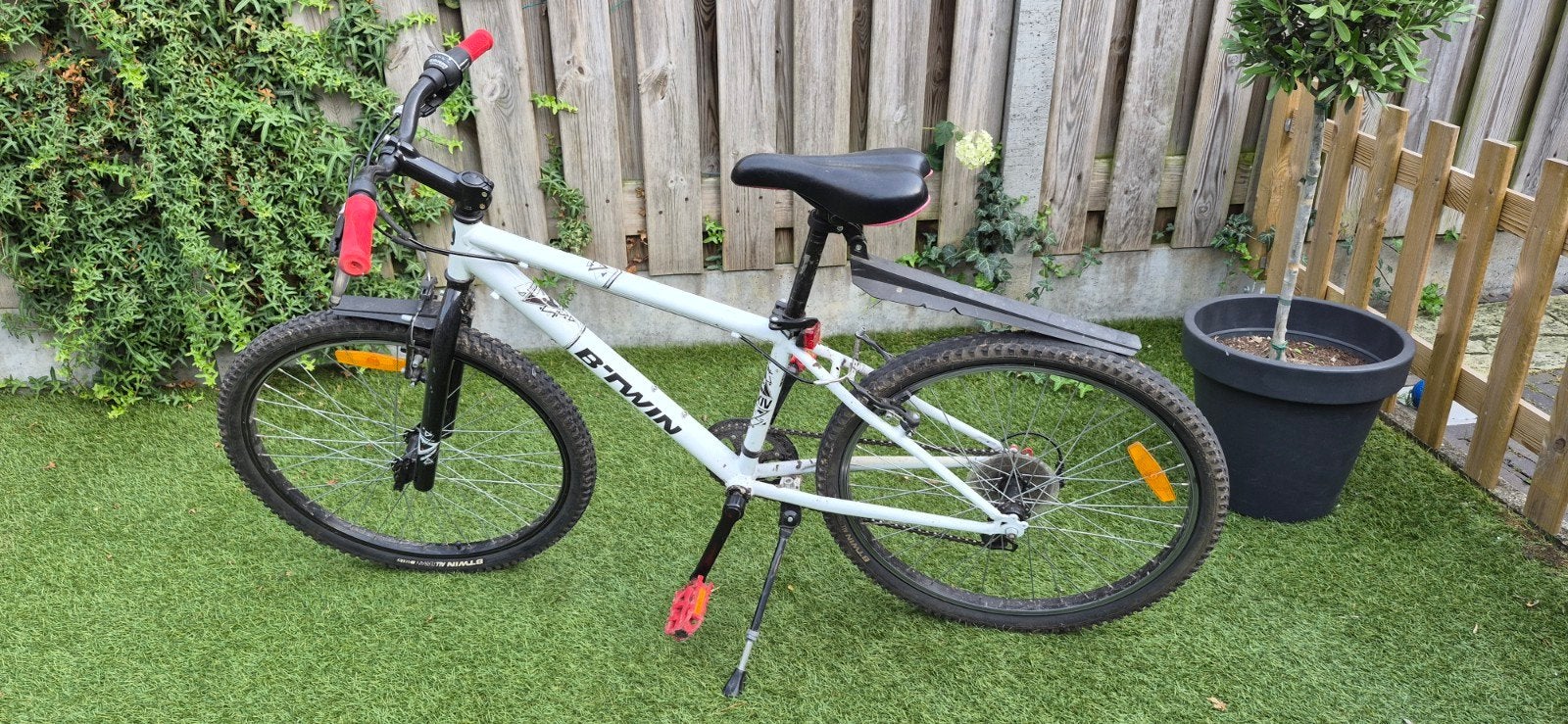 Jongensfiets decathlon 24 inch, Ophalen, Gebruikt, Aanhangfiets