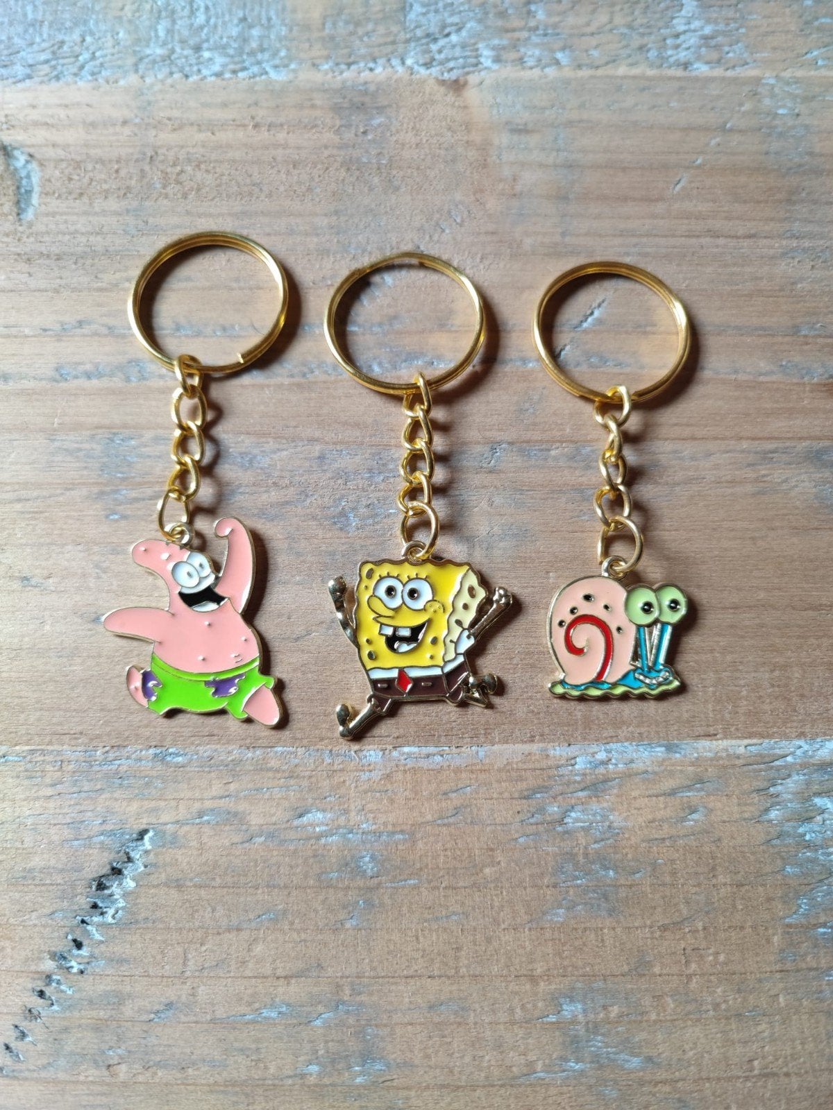Sleutelhangers Spongebob, Patrick en Gary - Nieuw, Ophalen of Verzenden, Nieuw