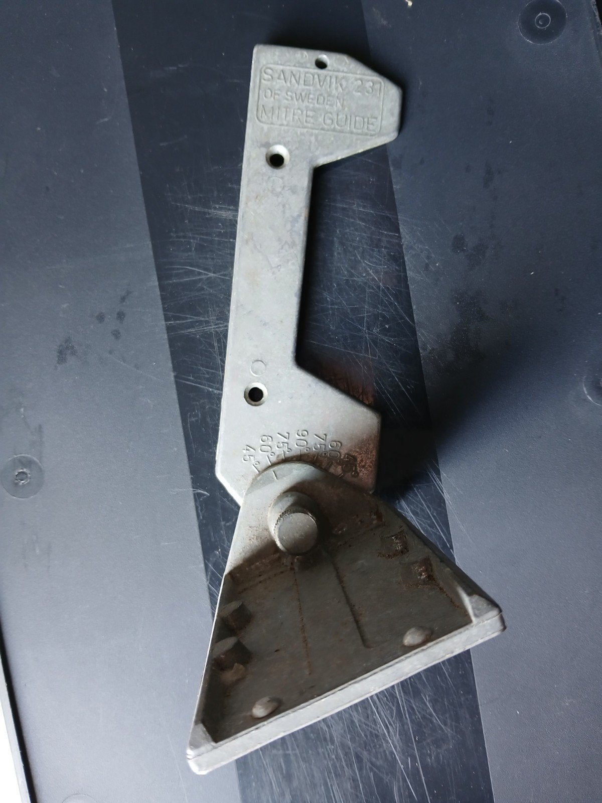 Sandvik 231 verstekgeleider zaaghulp, Doe-het-zelf en Verbouw, Gereedschap | Zaagmachines, Gebruikt, Overige typen, Ophalen of Verzenden