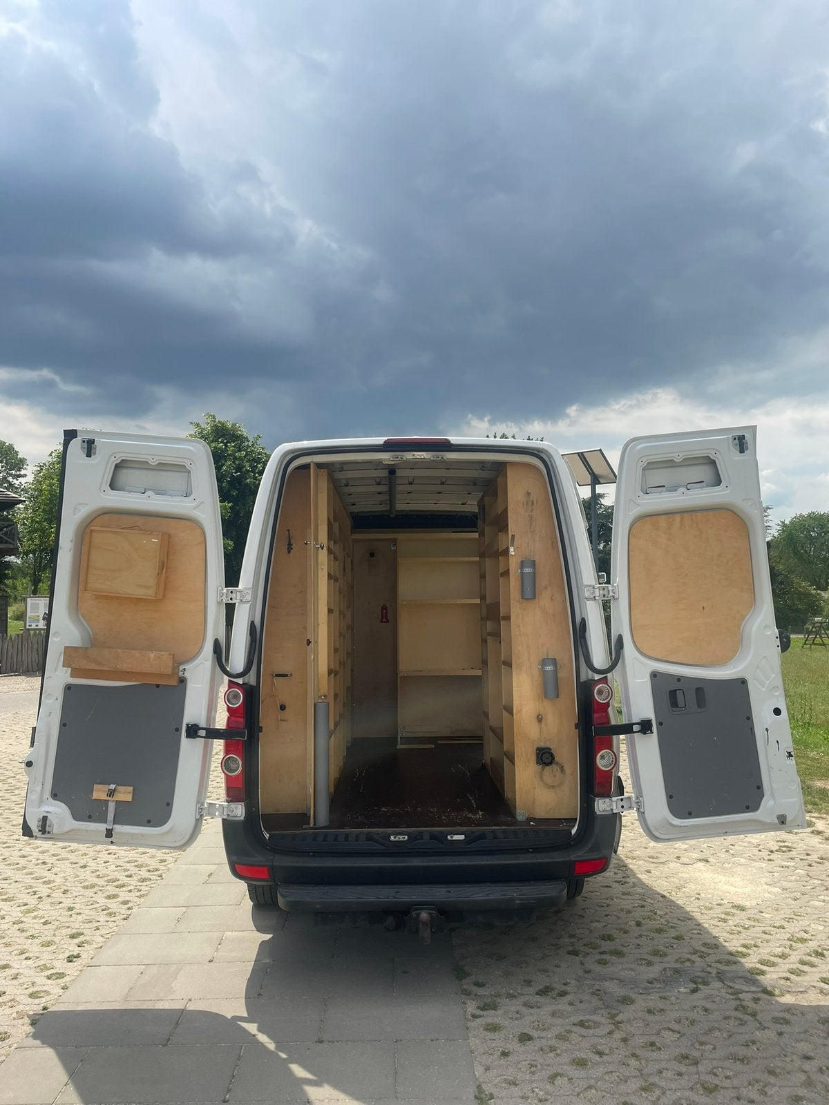 Kasten voor in een L2H2 sprinter/crafter, Auto-onderdelen, Interieur en Bekleding, Ophalen, Gebruikt