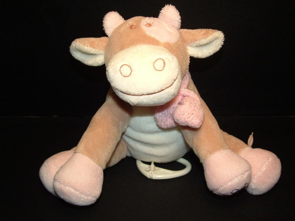 NOUKIES KOE LOLA VAN LOLA & PACO MUZIEKDOOS VELOURS, Kinderen en Baby's, Speelgoed | Knuffels en Pluche, Verzenden, Nieuw, Overige typen