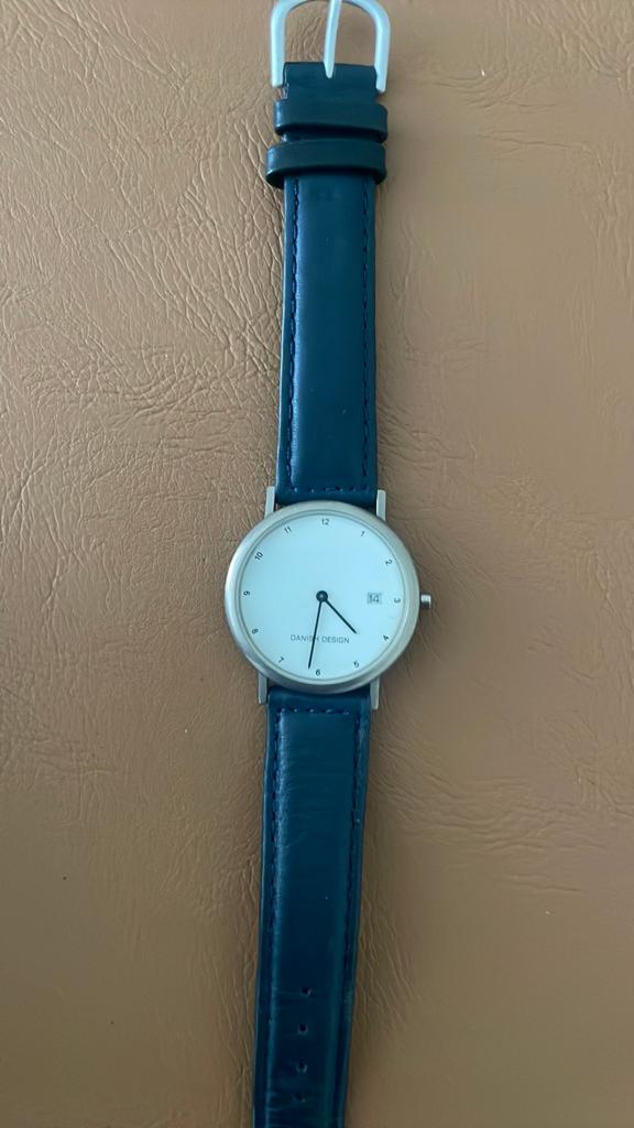 Danish design, Sieraden, Tassen en Uiterlijk, Horloges | Heren, Ophalen of Verzenden, Zo goed als nieuw, Staal, Overige merken