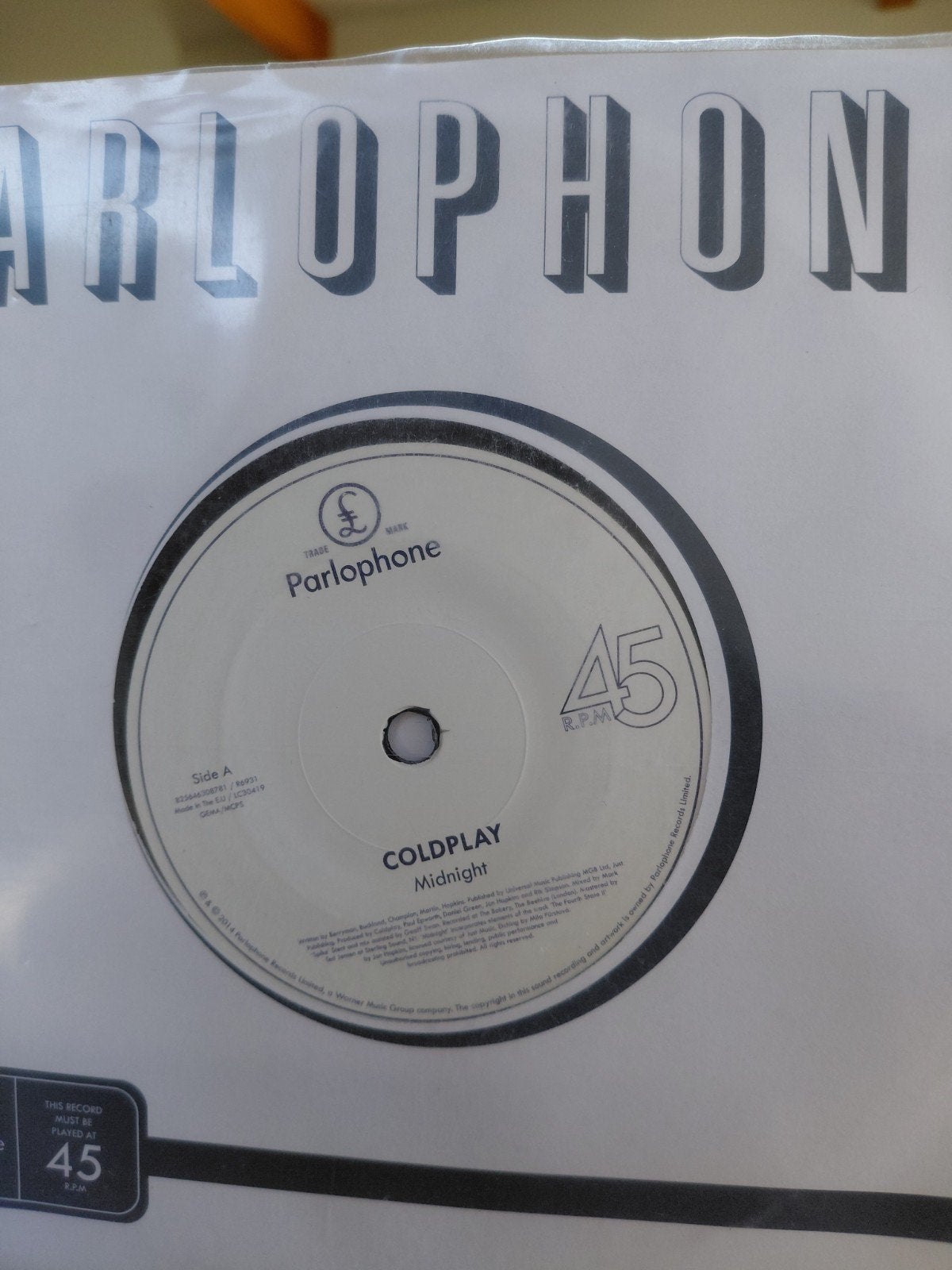 Coldplay  - midnight, Ophalen of Verzenden, Zo goed als nieuw, 12 inch, Poprock