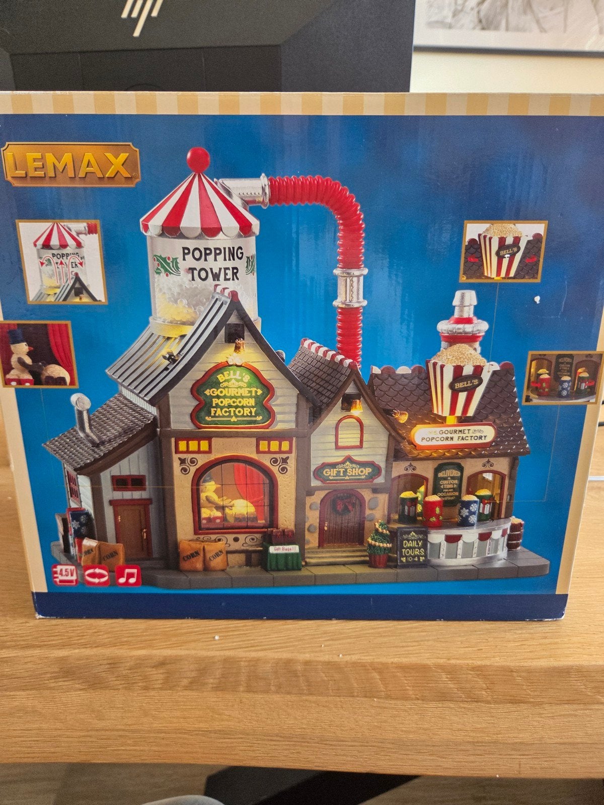 lemax popping tower als nieuw, Diversen, Ophalen of Verzenden