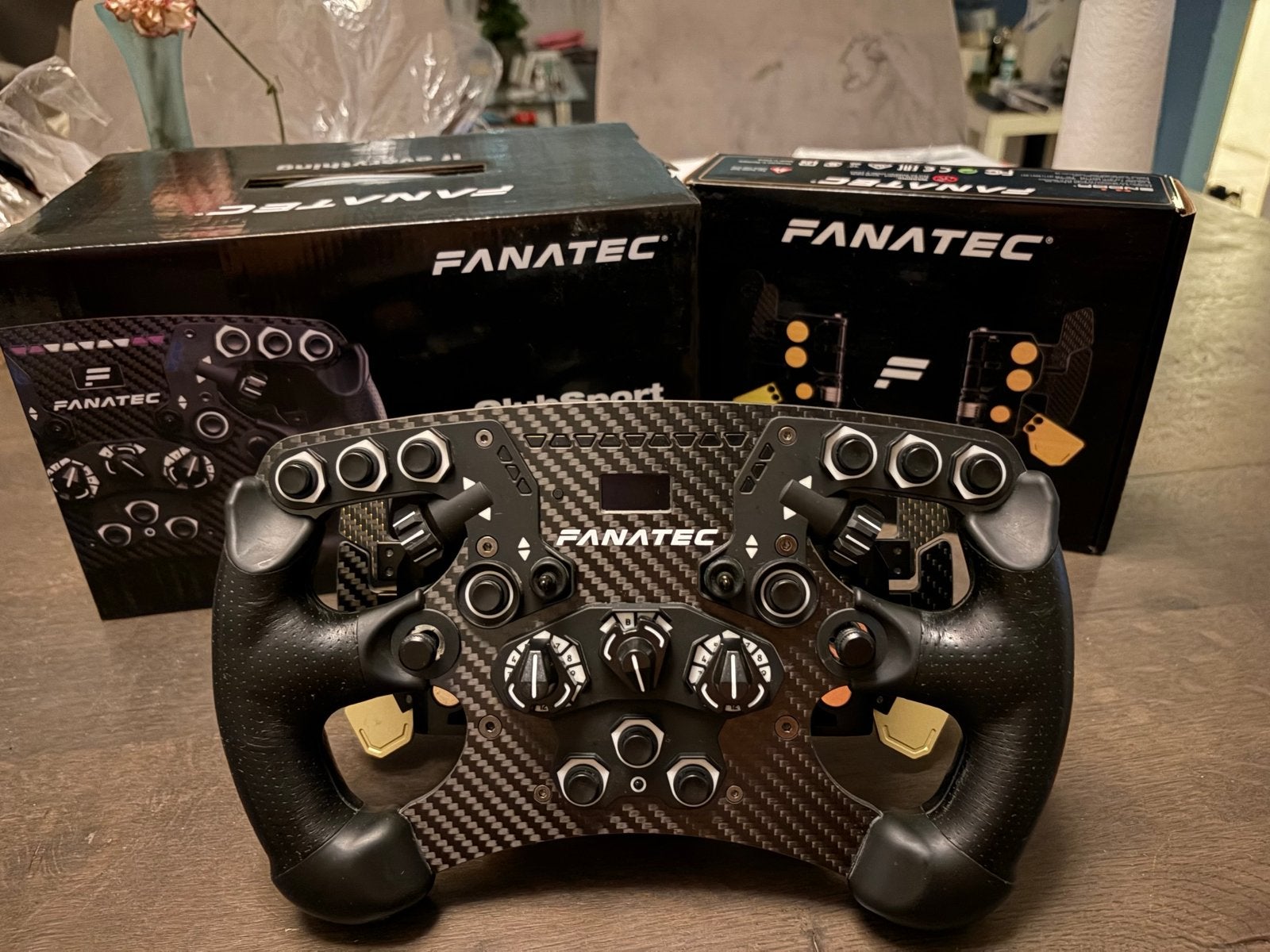 Fanatec ClubSport Formula V2.5 Stuurwiel met podium paddles, Spelcomputers en Games, Spelcomputers | Overige, Ophalen of Verzenden