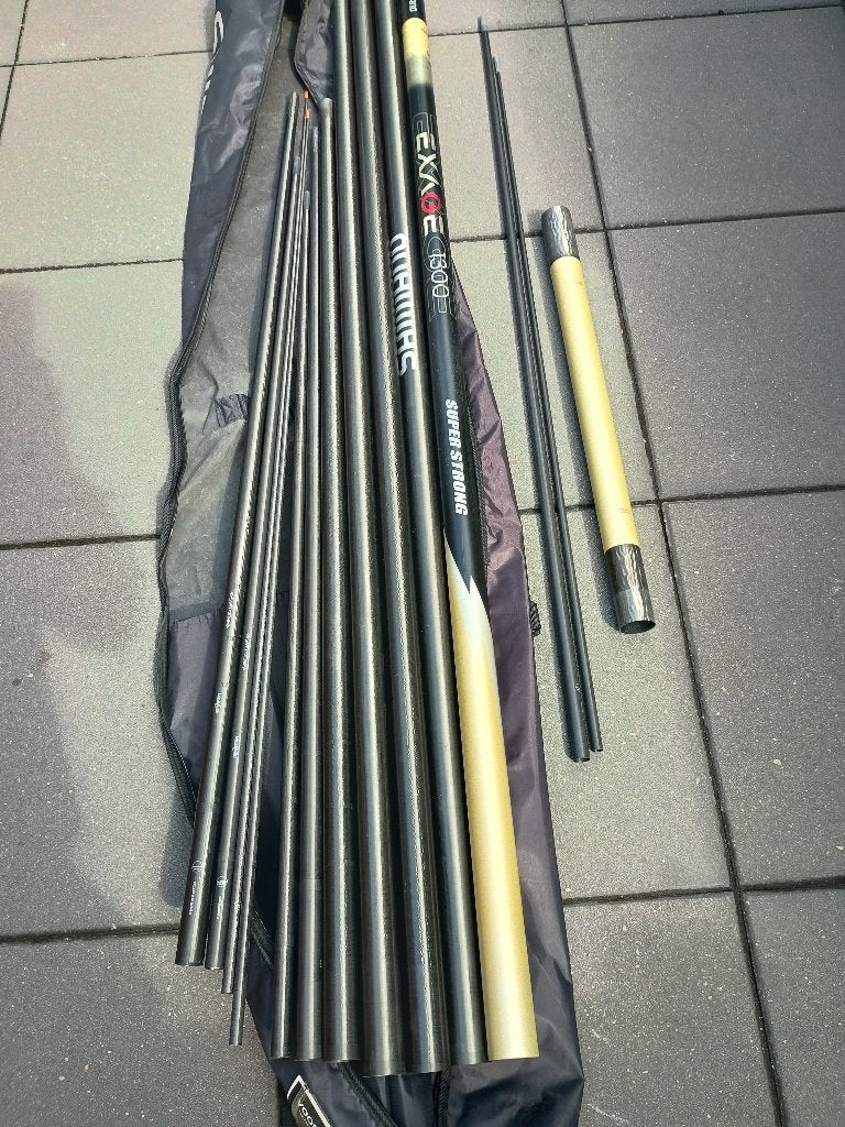 Shimano hengel 13 meter, Ophalen of Verzenden, Nieuw, Vaste hengel