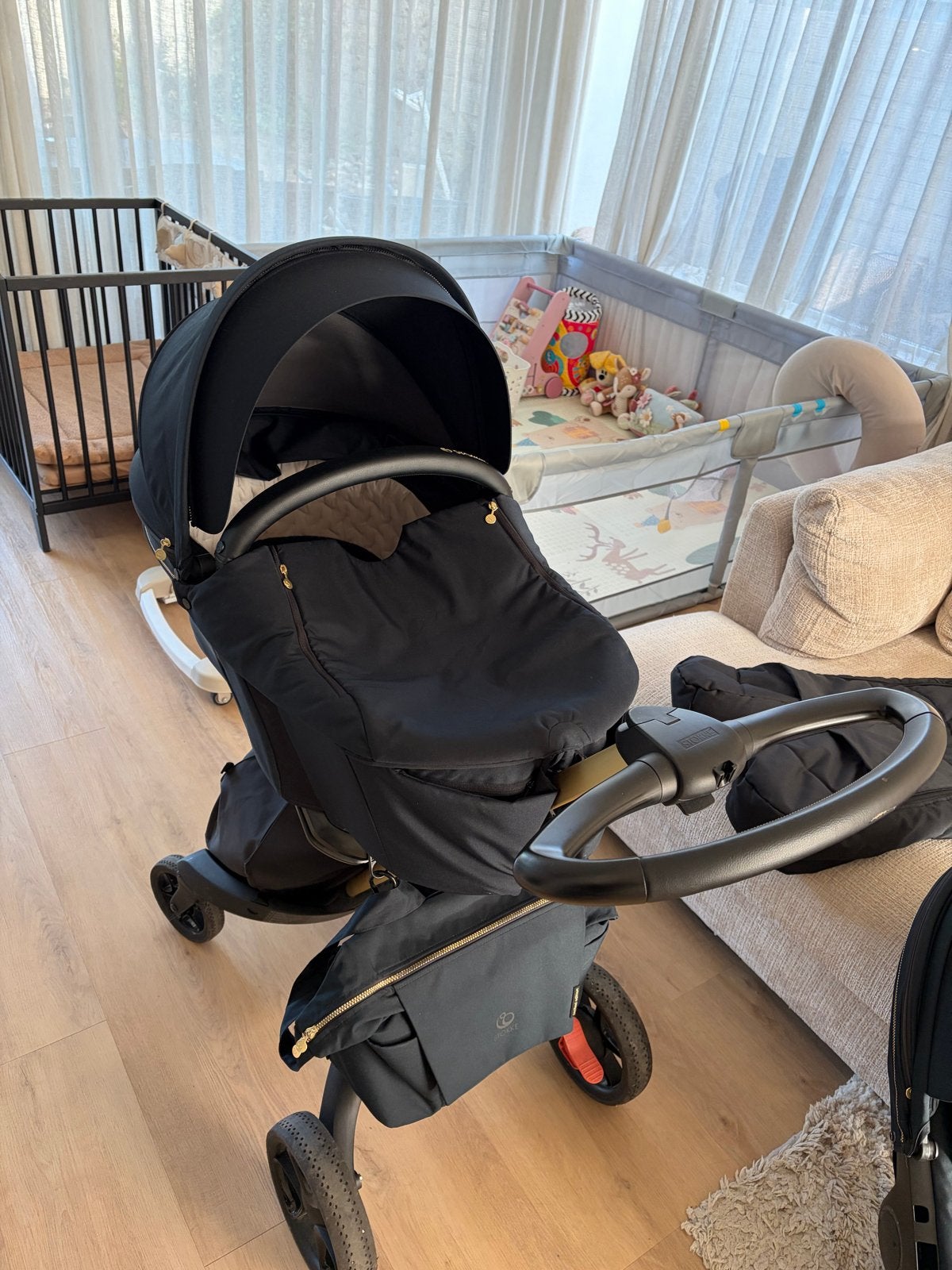 Stokke Xplory Gold Edition Combiwagen - Compleet, Gebruikt, Combiwagen, Met reiswieg, Ophalen