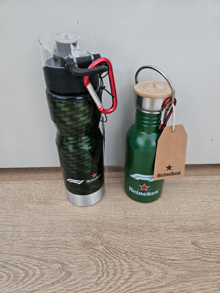 Heineken F1 Waterflessen Set - Nieuw, Ophalen of Verzenden, Nieuw, Formule 1