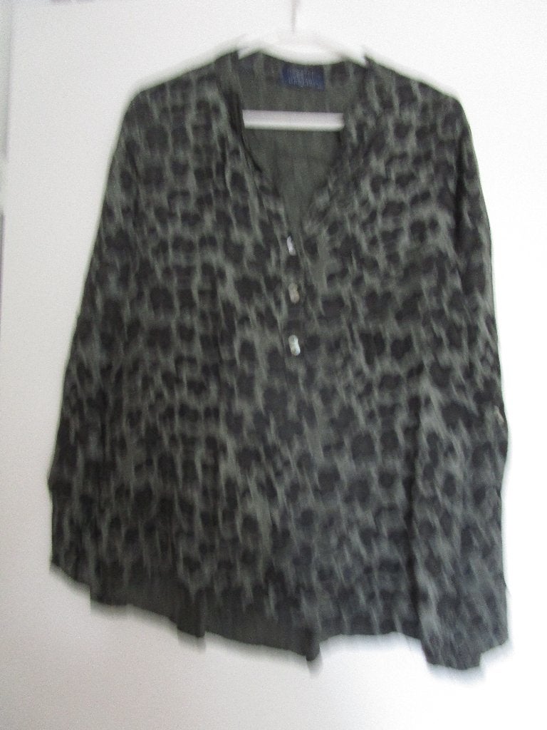 G.Ricceri Blouse Maat S/M  Groen, Maat 38/40 (M), Ophalen of Verzenden, Zo goed als nieuw, C.Ricceri