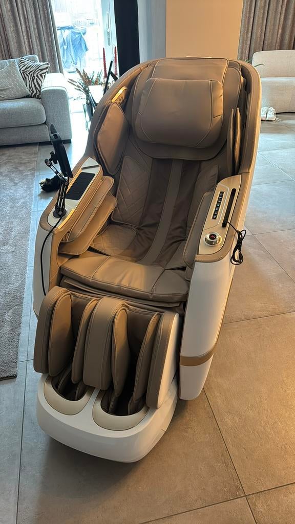 LUXE 4D+3D MASSAGESTOEL – FULL BODY RELAX EXPERIENCE, Ophalen, Nieuw, Massagestoel of Kussen