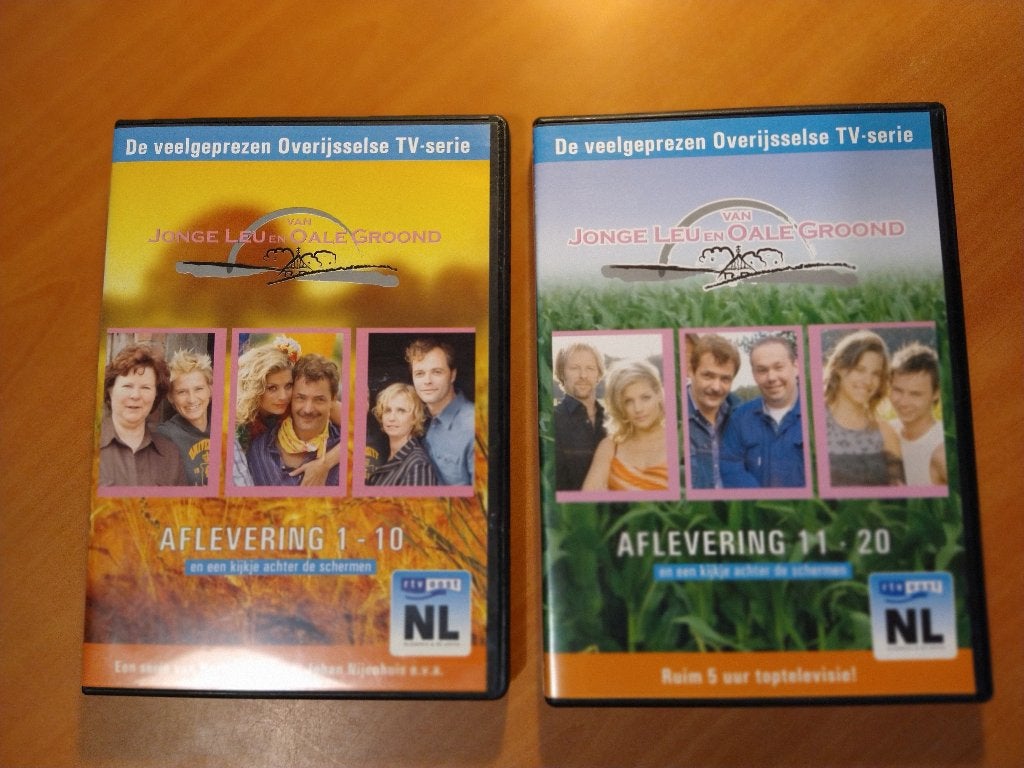 2-DVD's Van Jonge Leu en Oale Groond. Seizoen 1. Afl. 1/20., Alle leeftijden, Ophalen of Verzenden, Zo goed als nieuw, Nederlands