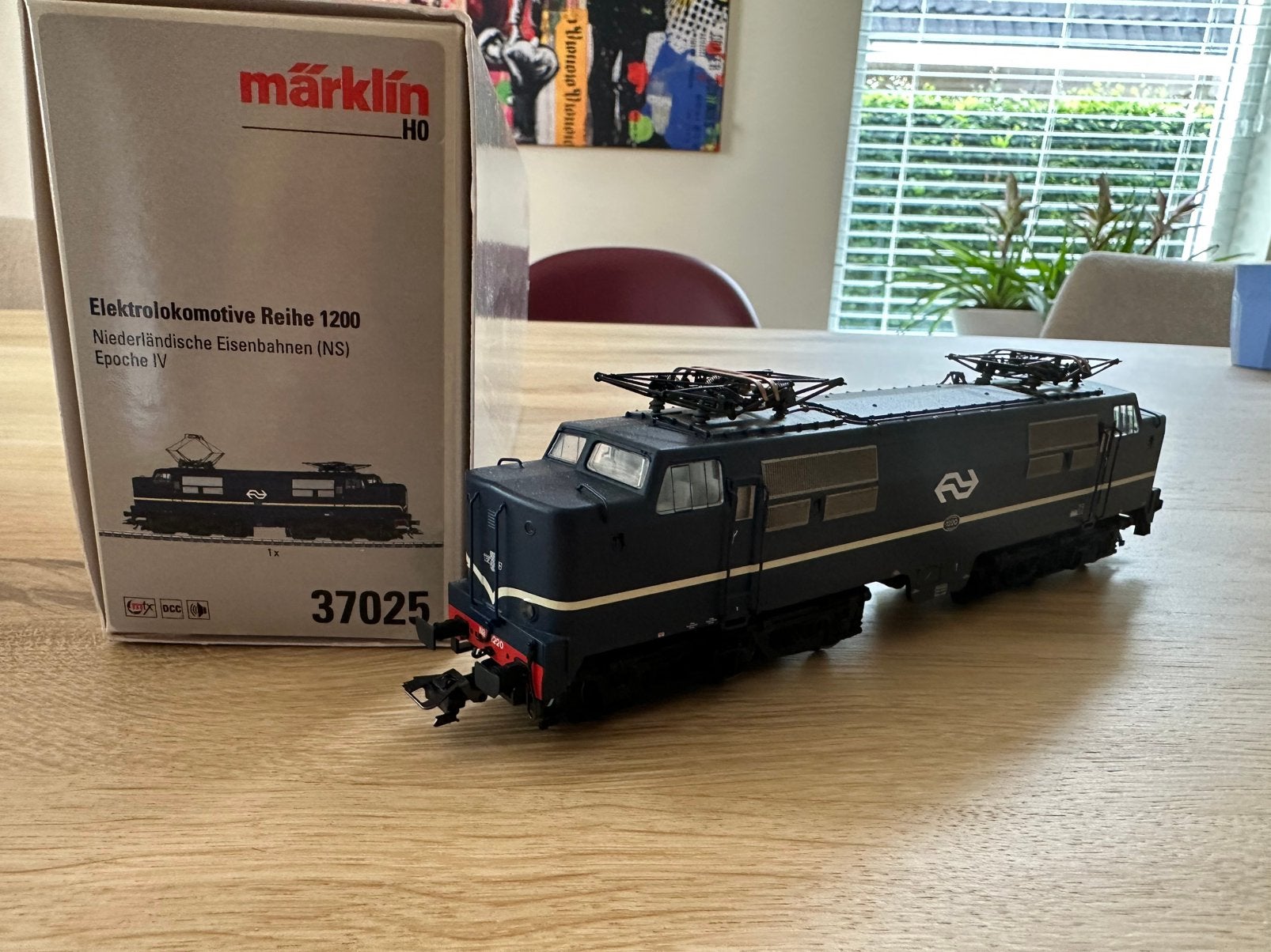 Marklin 37125 NS 1220 MFX sound in topstaat, Wisselstroom, Locomotief, -, -