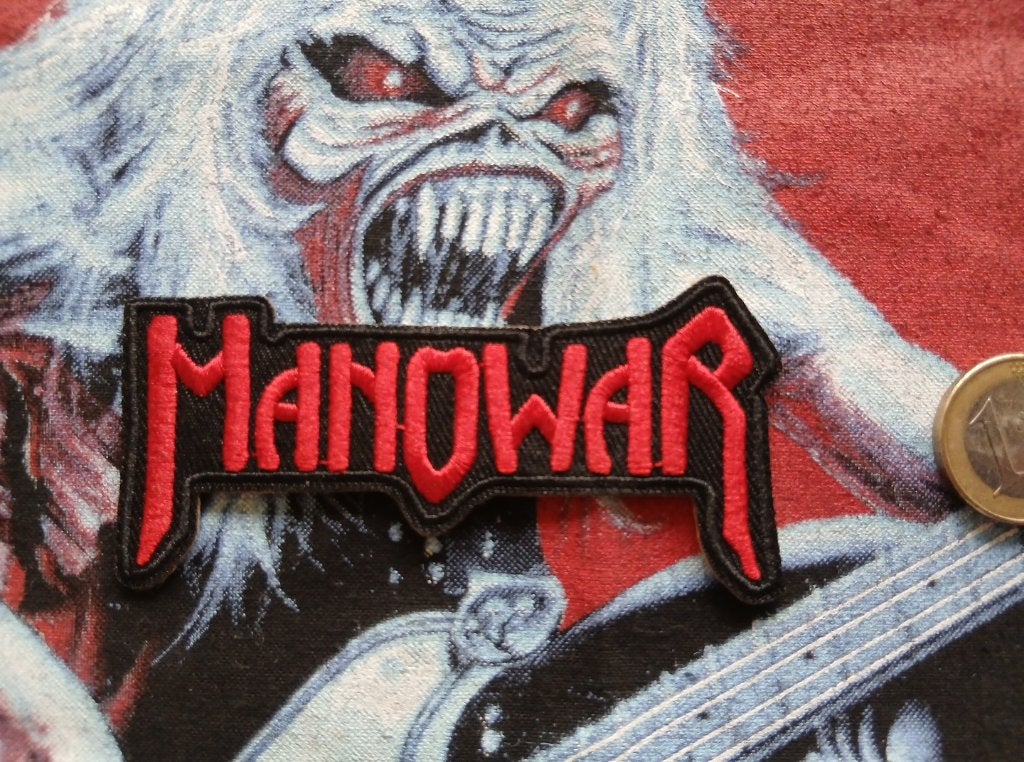 Manowar shaped patch m9, Verzamelen, Muziek, Artiesten en Beroemdheden, Ophalen of Verzenden, Nieuw, Kleding