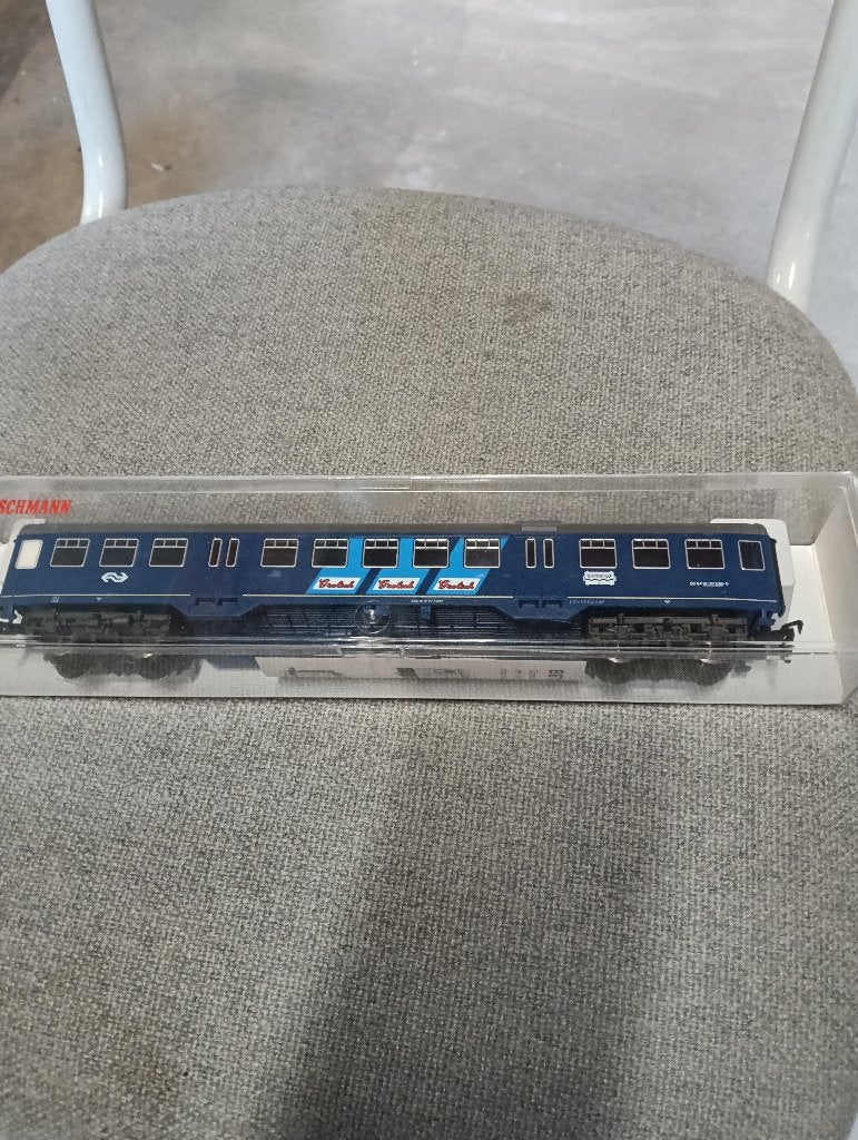 Fleischmann 5156 Personenrijtuig 'Grolsch' van de NS, Gebruikt, Gelijkstroom, Fleischmann, Wagon