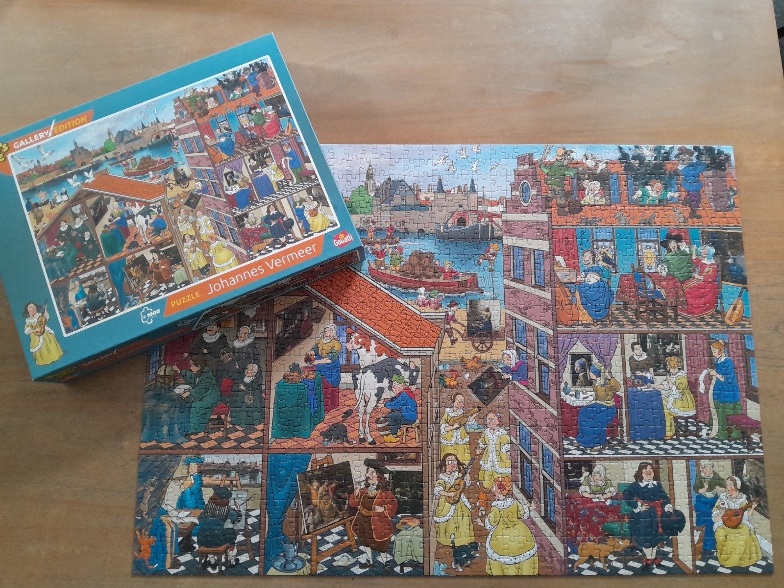 That's life ~ Gallery Edition ~ Johannes Vermeer, Ophalen of Verzenden, 500 t/m 1500 stukjes, Zo goed als nieuw, Legpuzzel