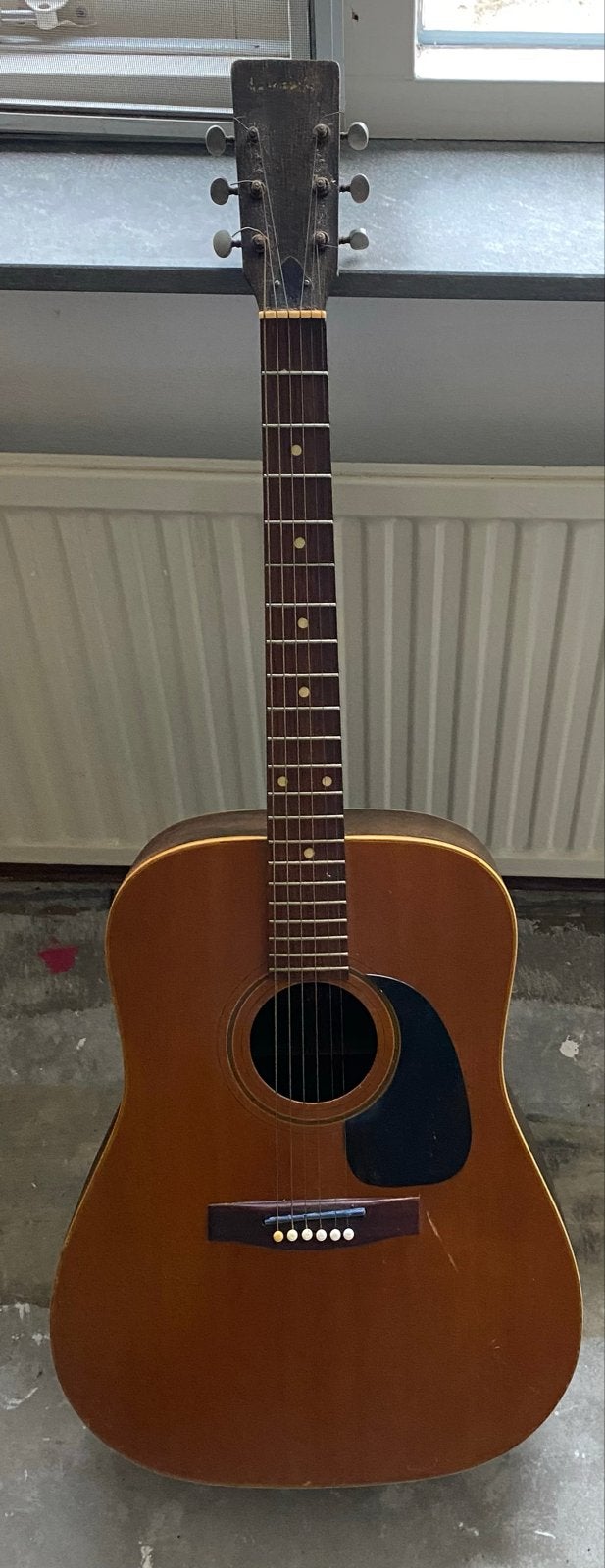 Vintage akoestische gitaar, Landola made in Finland, Ophalen, Gebruikt, Western- of Steelstringgitaar