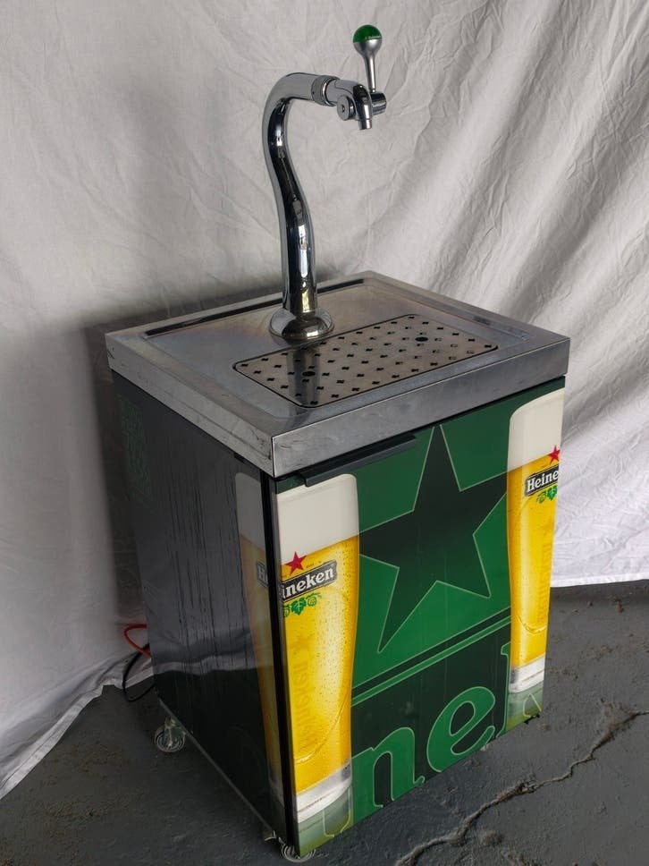 Heineken David biertap met koeling, Ophalen of Verzenden, Zo goed als nieuw, Overige merken
