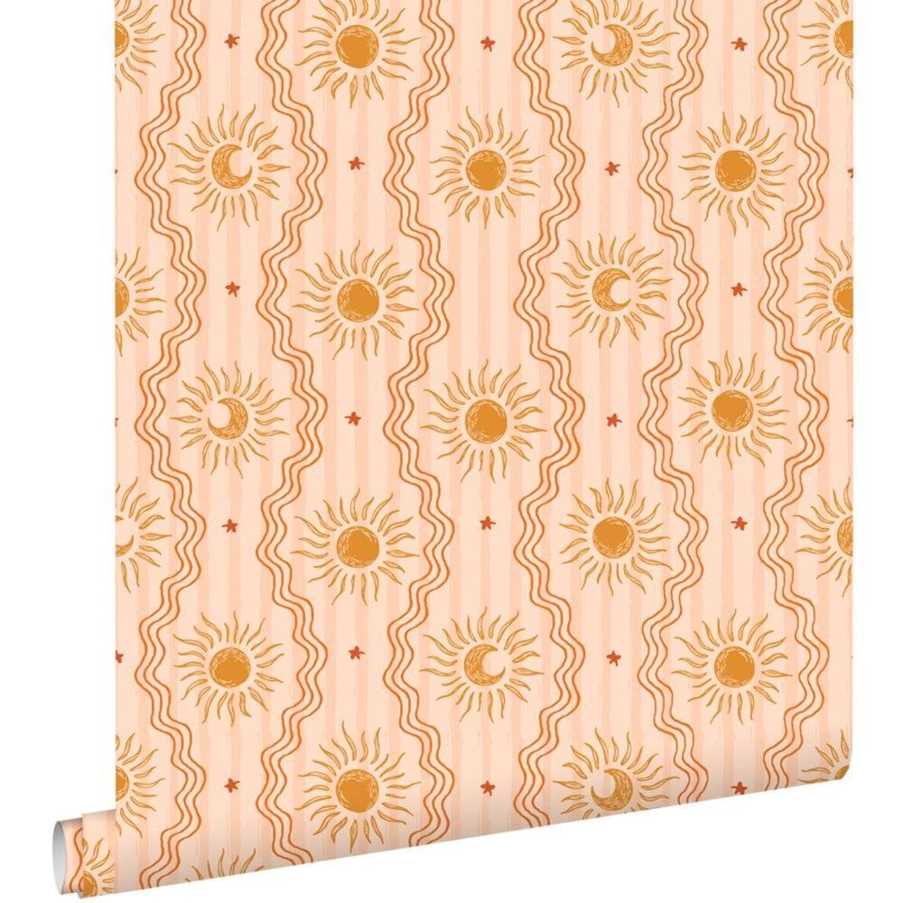Esta behang zon/maan/gansjes/konijntjes, Verzenden, Nieuw, Wanddecoratie