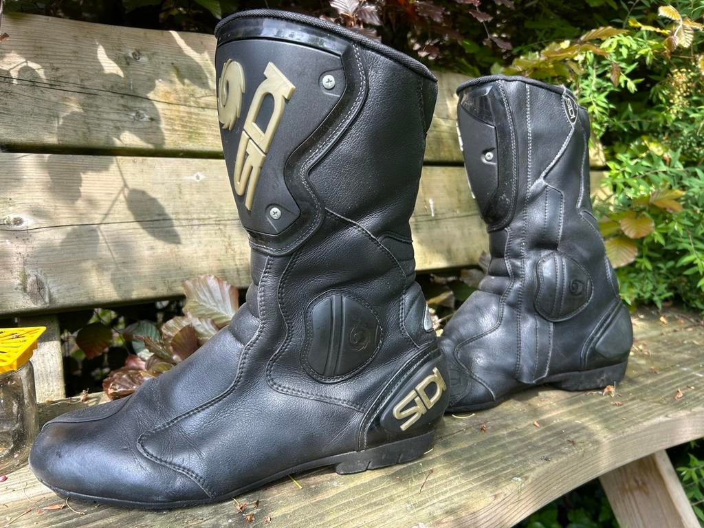 SIDI Motorlaarzen Zwart - Maat 47, Motoren, Kleding | Motorkleding, Ophalen, Tweedehands, Heren, Laarzen