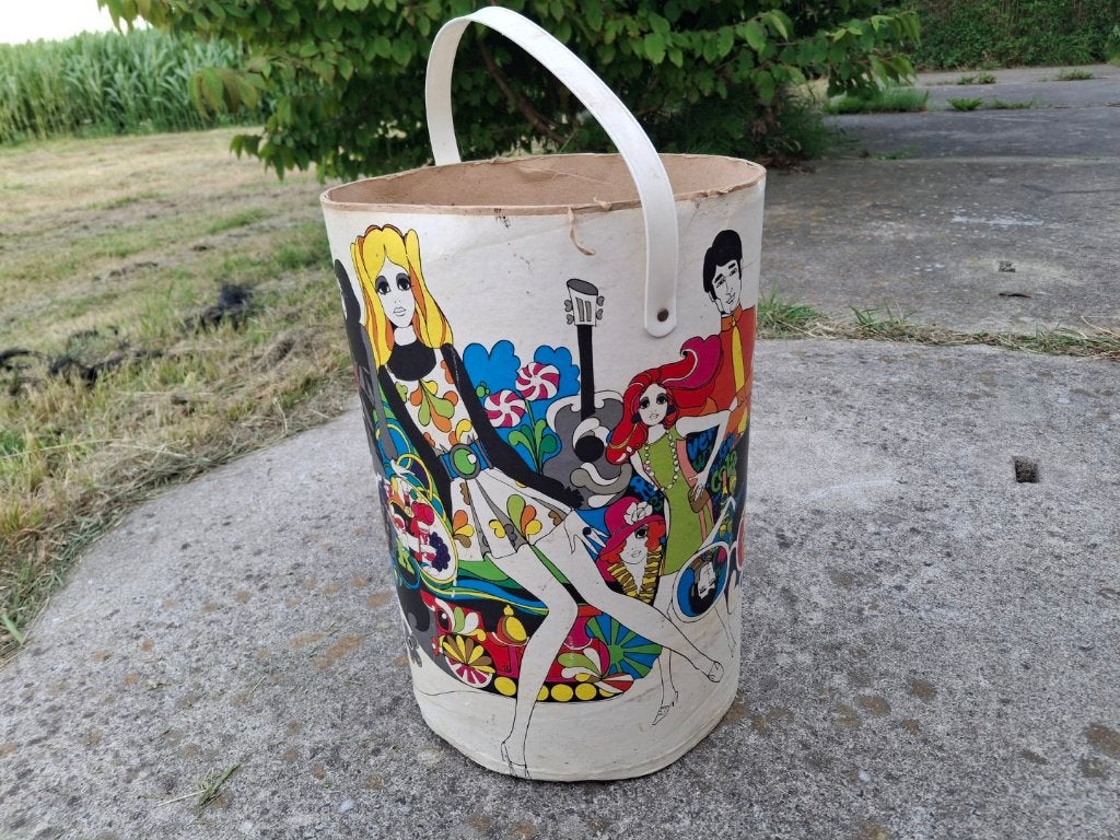 Wasmiddelton, ton voor wasmiddel, vintage retro, Verzamelen, Retro, Ophalen of Verzenden, Huis en Inrichting