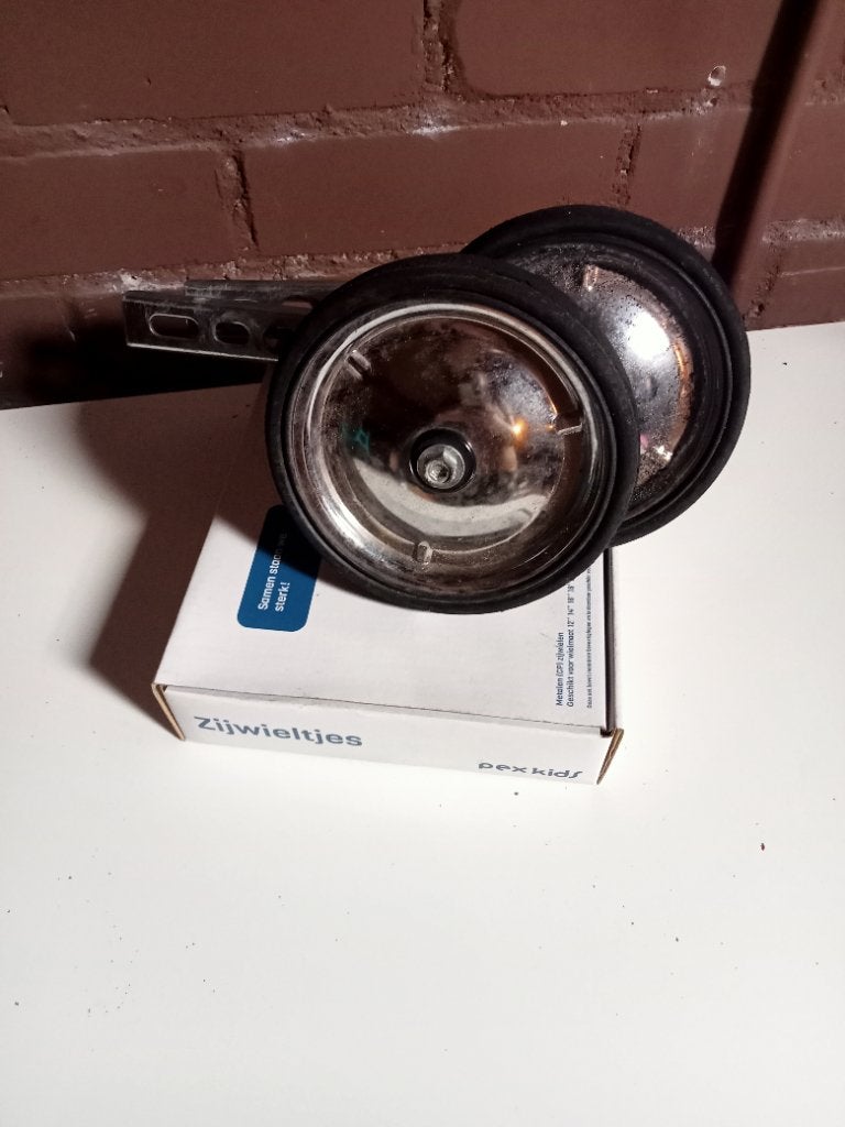 zijwieltjes, Ophalen, Gebruikt, Minder dan 16 inch, Zijwieltjes