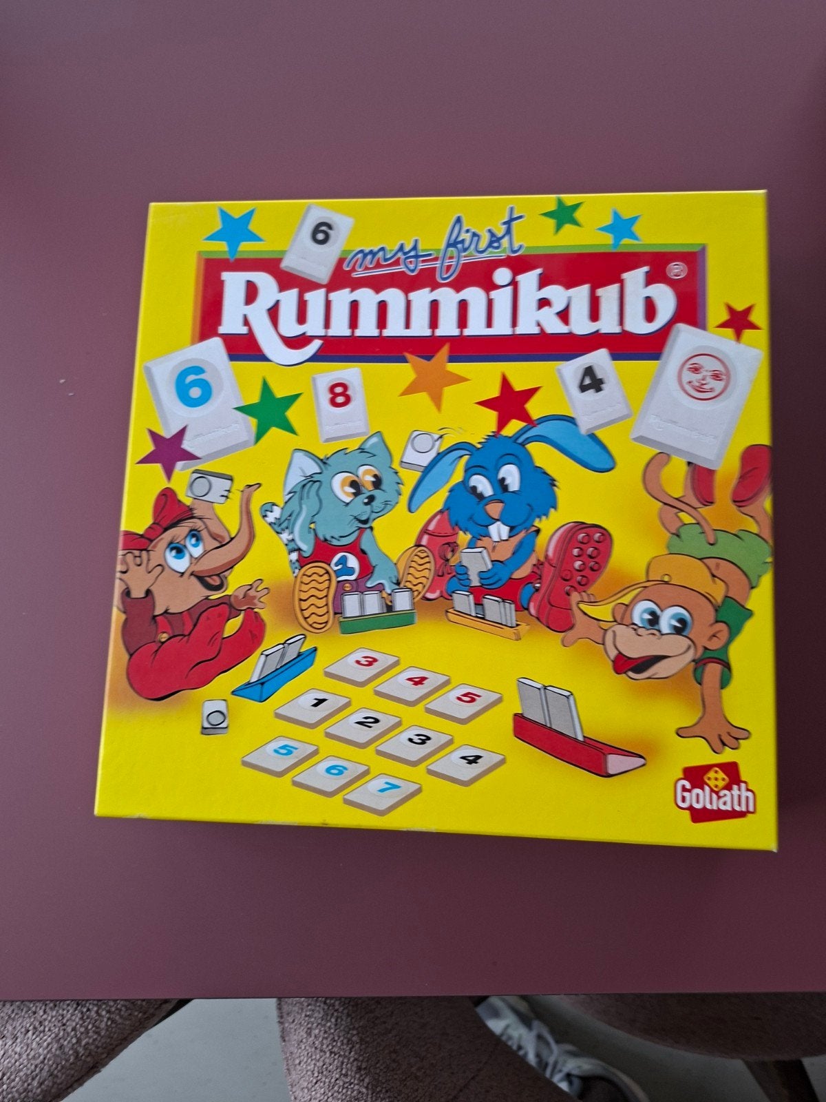 My First Rummikub - Educatief cijferspel voor kinderen, Drie of vier spelers, Ophalen of Verzenden, Gebruikt, Goliath