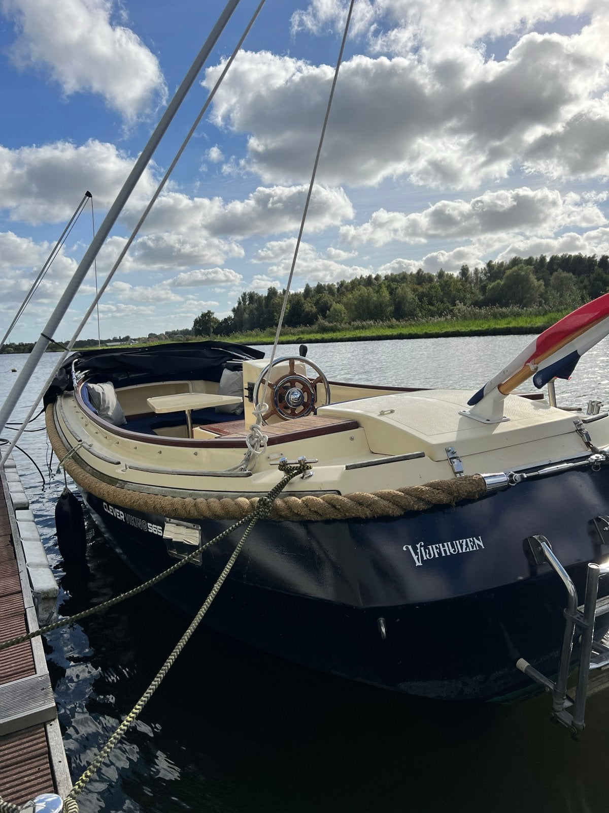 Clever Viking 565 Sloep met Yamaha 9.9 Four Stroke, Watersport en Boten, Ophalen, Tot 1.00 meter, Buiskap, Clever
