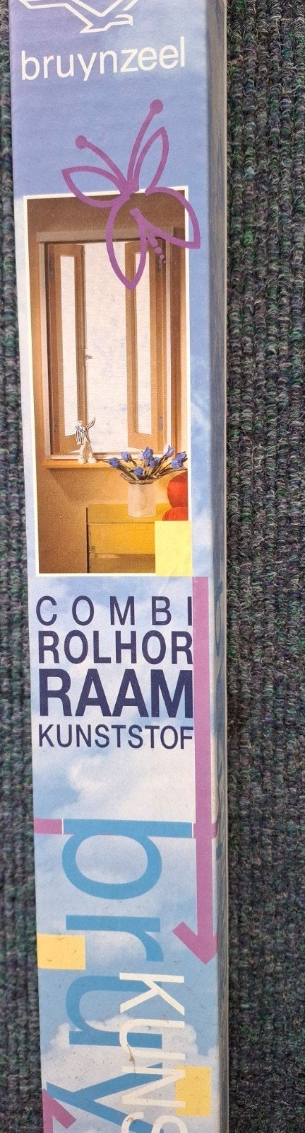 Bruynzeel Combi Rolhor Raam Kunststof Wit, Ophalen, Kunststof, Minder dan 80 cm, Hordeur
