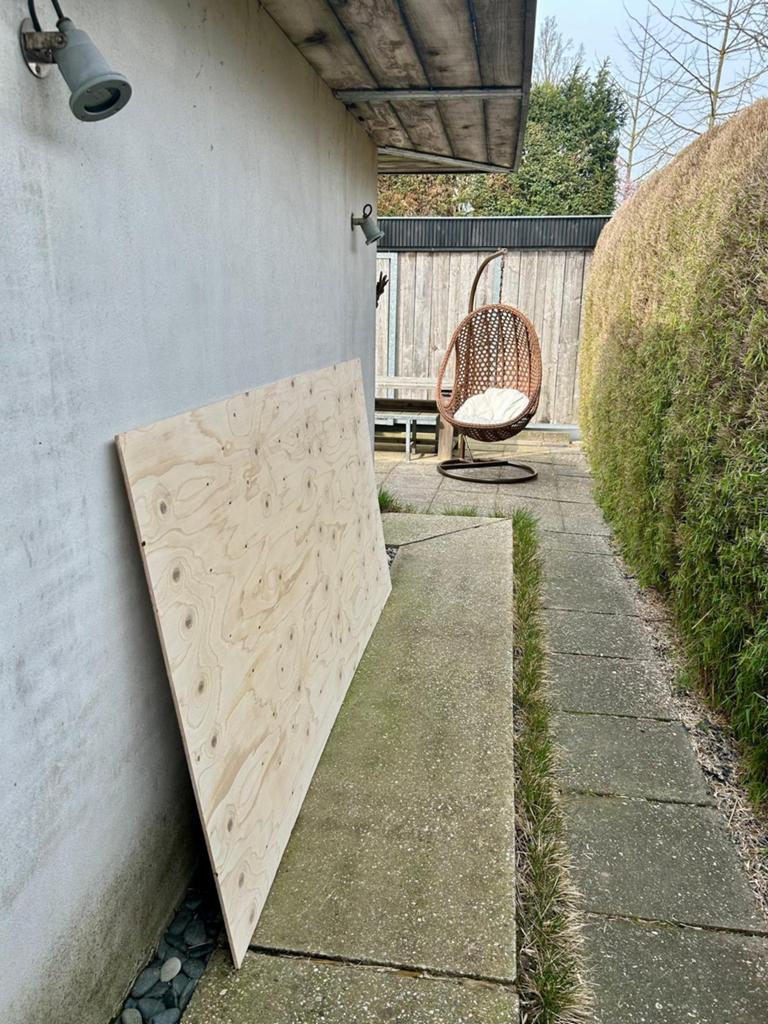 Underlayment Fins vuren 9 mm panelen, Ophalen, Nieuw