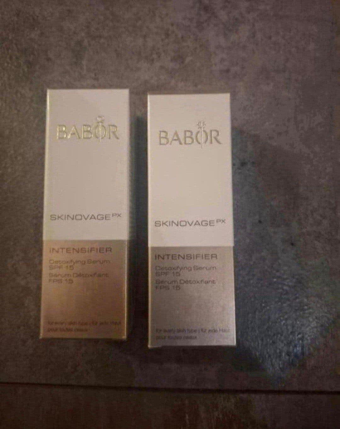 2 nieuwe verpakkingen Babor Intensifier Detoxifying Serum, Ophalen of Verzenden, Nieuw, Gehele gezicht, Verzorging