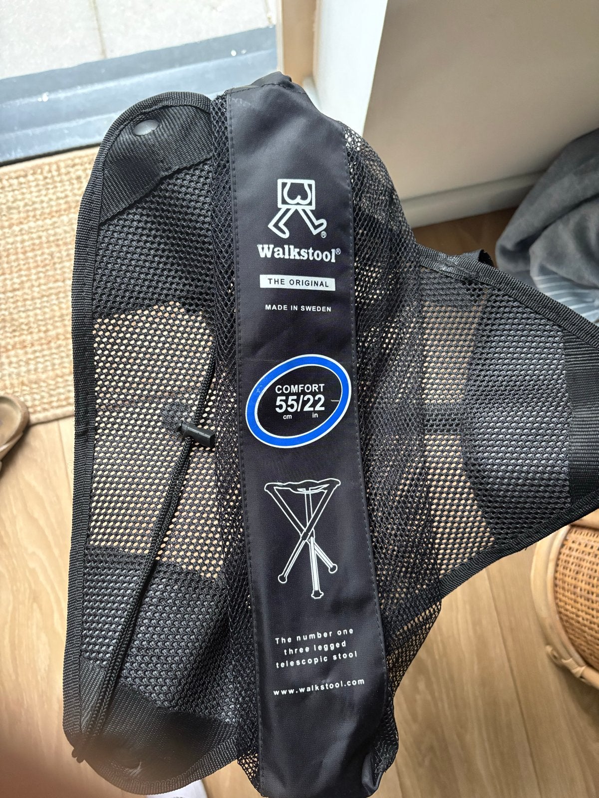 Walkstool Comfort 55/22 Campingkrukje Bever, Caravans en Kamperen, Ophalen, Zo goed als nieuw, Campingstoel