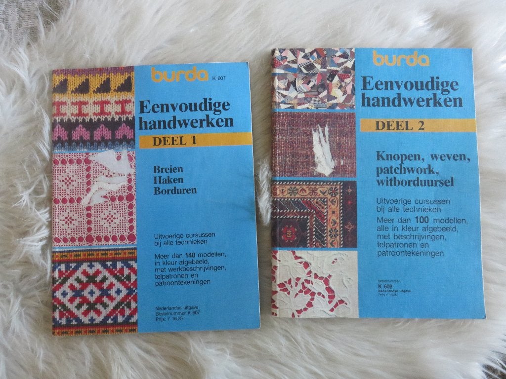 Burda - Eenvoudige handwerken - deel 1 en 2, Ophalen of Verzenden, Gelezen, Overige onderwerpen